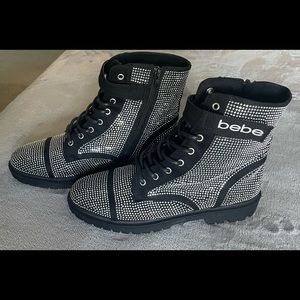 Black Bebe size 10 boots